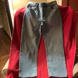 Ann Taylor Stretch Capris Light Blue Denim Size 2